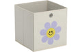 Zeller Present Aufbewahrungskorb Happy Flower 28 x 28 cm