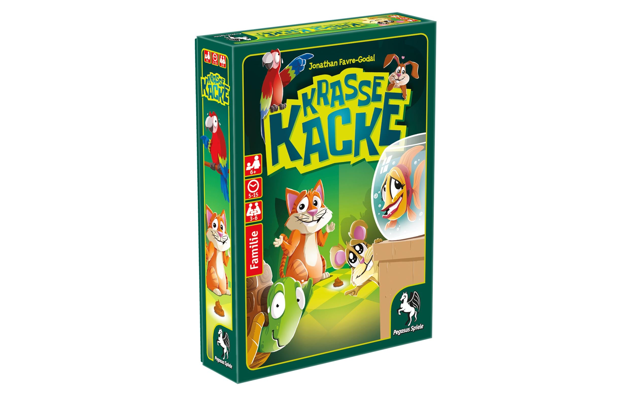 Pegasus Spiele Kartenspiel Krasse Kacke -DE-