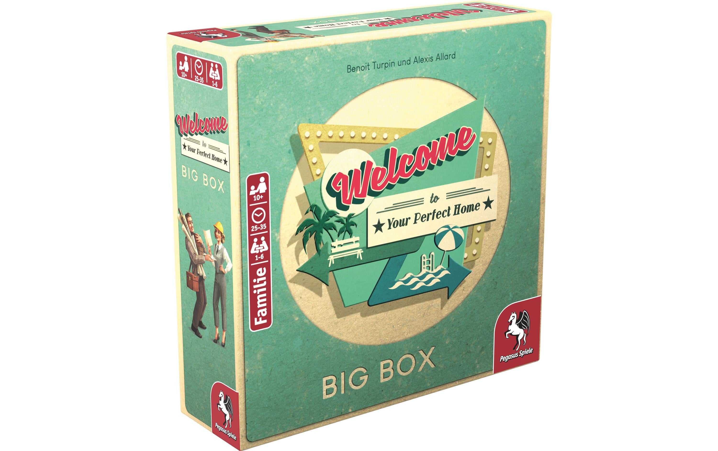 Pegasus Spiele Familienspiel Welcome to your perfect Home Big Box -DE-