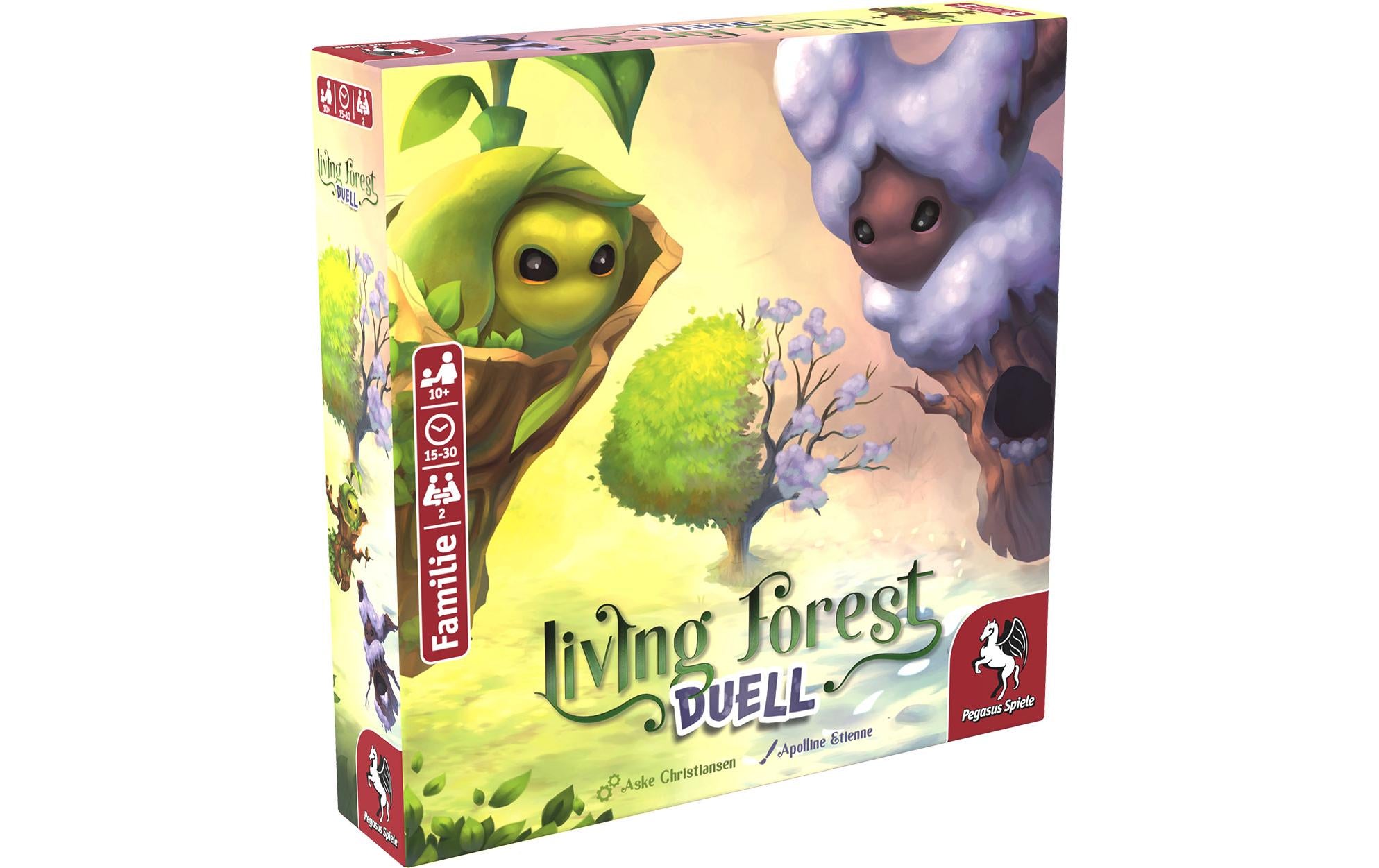 Pegasus Spiele Familienspiel Living Forest Duell -DE-