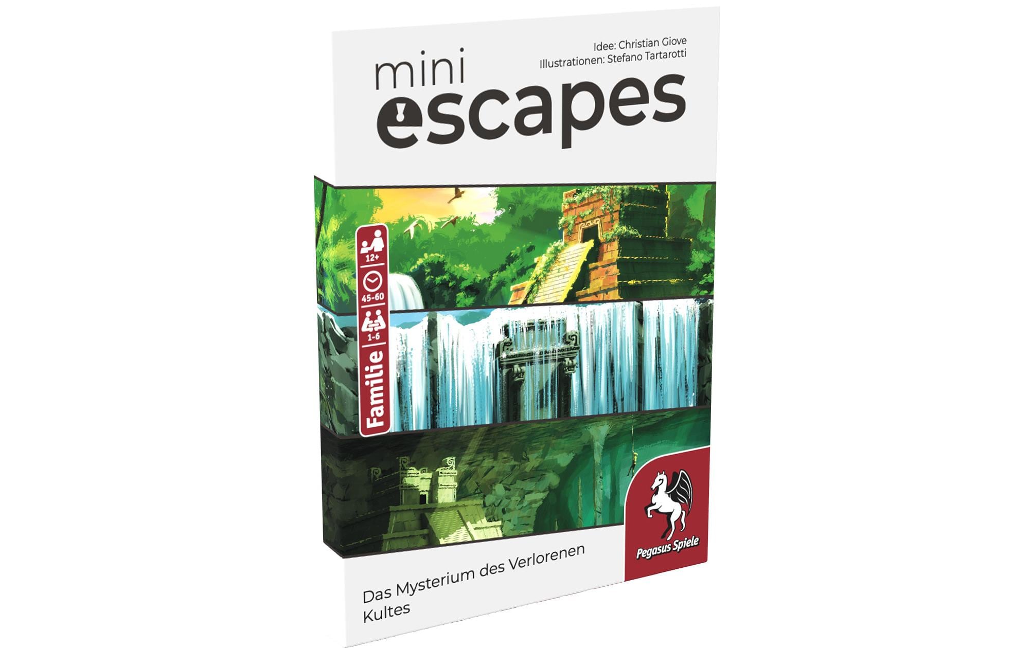 Pegasus Spiele Familienspiel MiniEscapes Das Mysterium des Verlorenen -DE-