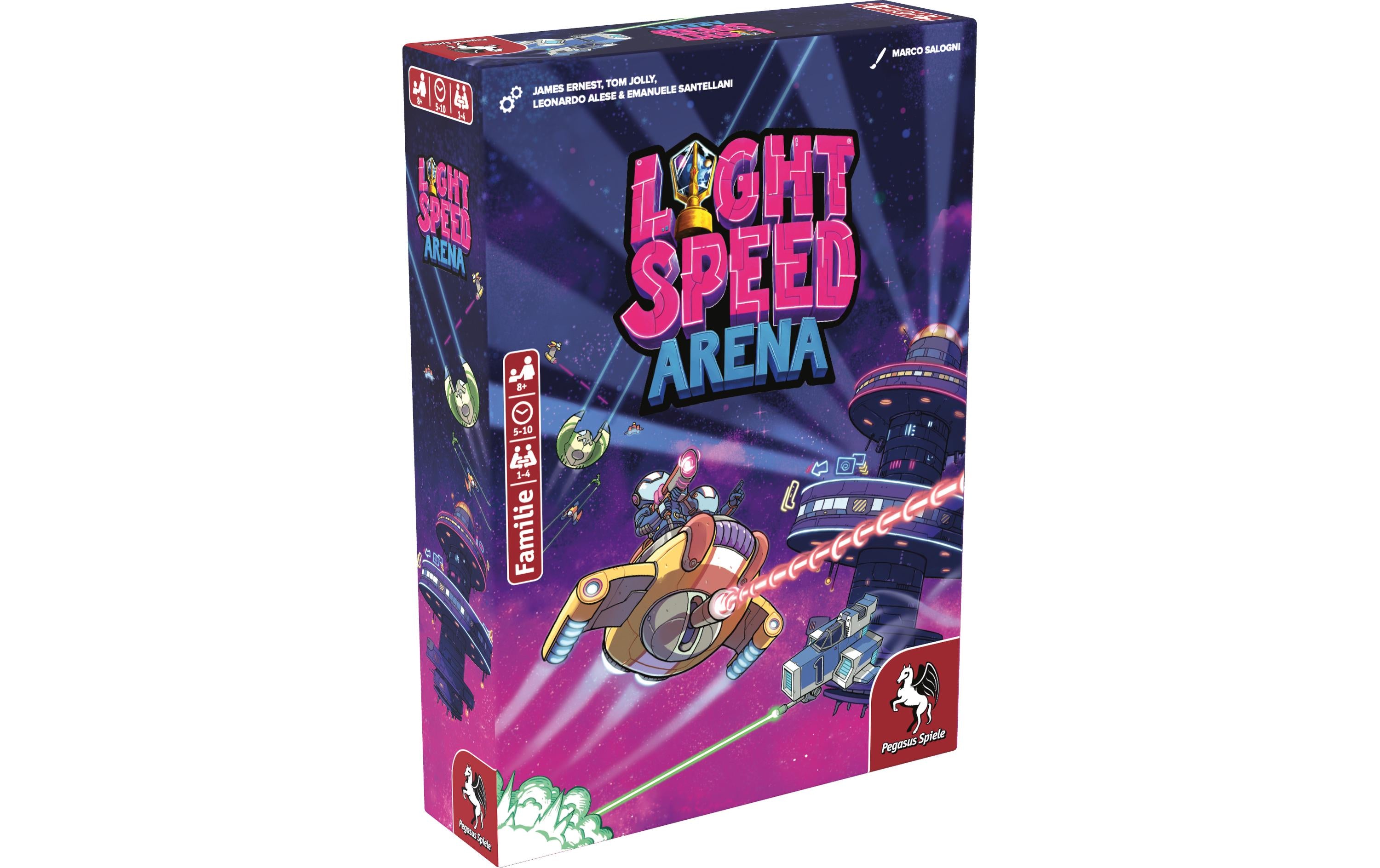 Pegasus Spiele Familienspiel Light Speed Arena -DE-