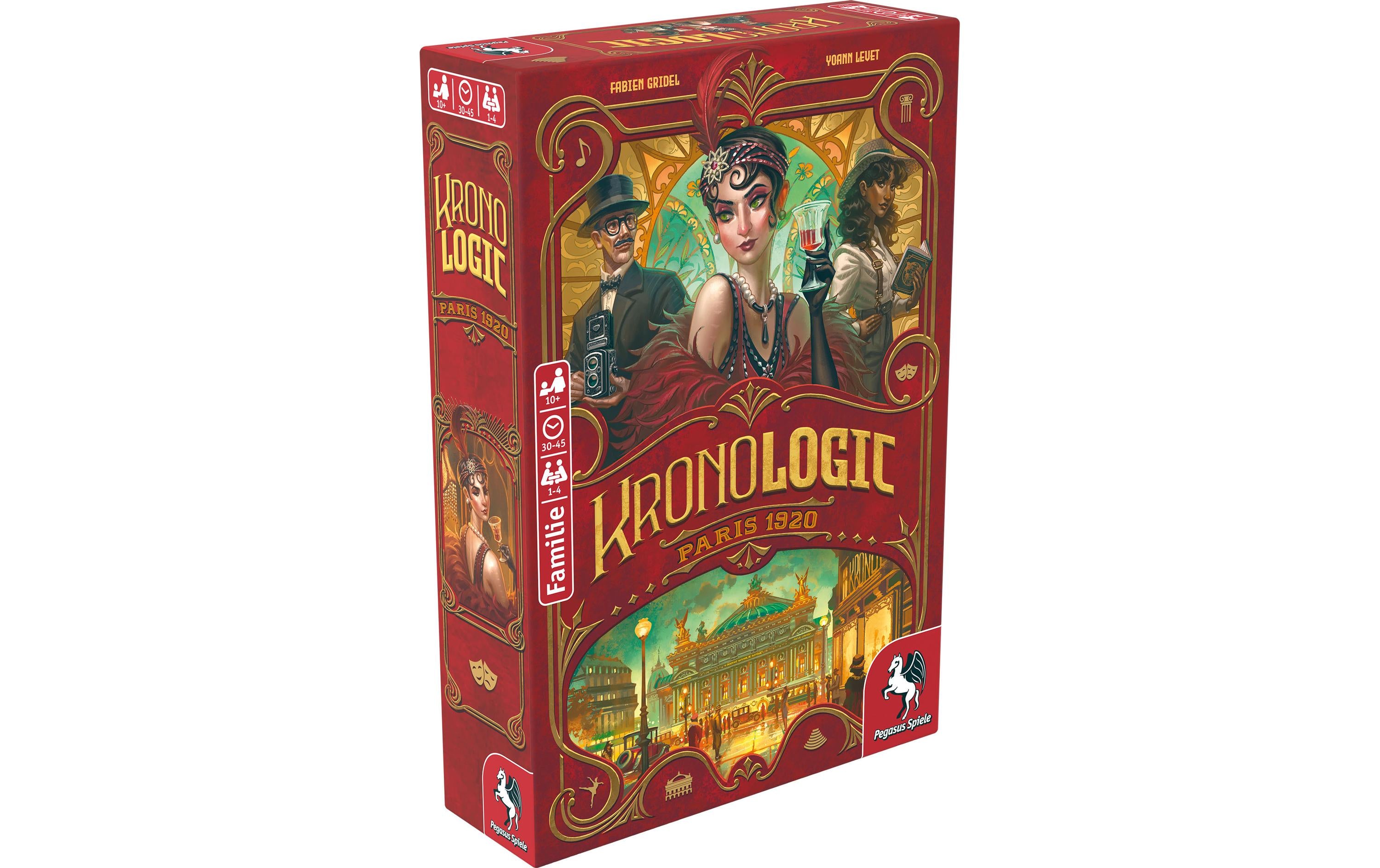 Pegasus Spiele Familienspiel Kronologic – Paris 1920 -DE-