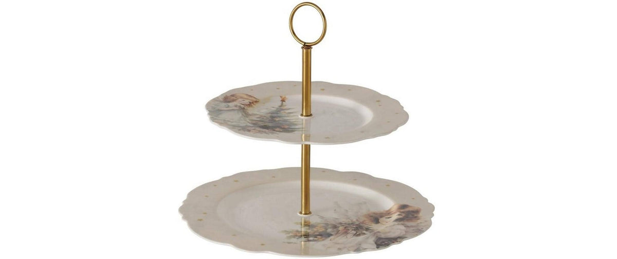 Weihnachten am Tisch Etagere Clara 24x27 cm Boltze