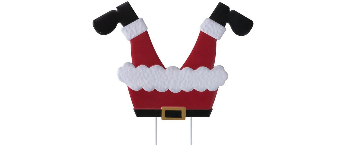 Weihnachtsdeko Gartenstab Santy 70x1.5x76.5cm Boltze