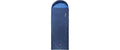 Grüezi Bag Schlafsack Wolle Camp Cotton Comfort 4 °C R 185 cm, Blau