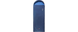 Grüezi Bag Schlafsack Wolle Camp Cotton Comfort 4 °C R 185 cm, Blau
