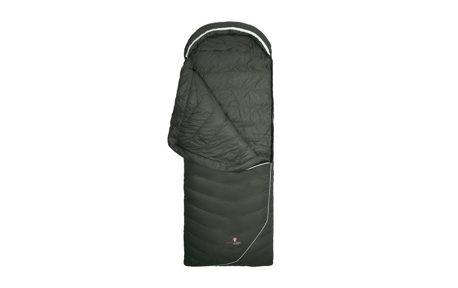 Grüezi Bag Schlafsack DownWool Summer Comfort 2.0 2 °C L 190cm, Schwarz
