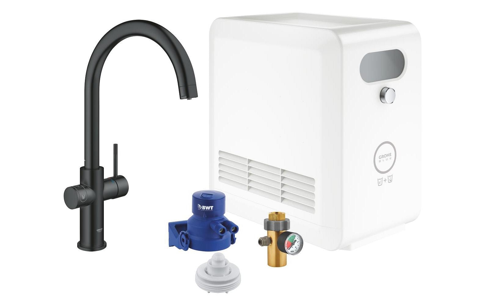 GROHE Küchenarmatur Blue Professional C-Auslauf Samt Schwarz