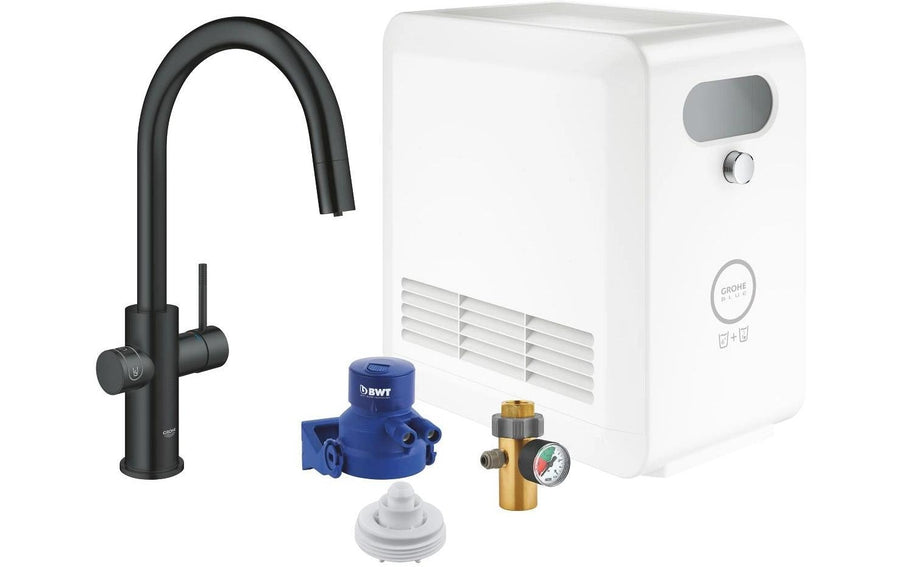 GROHE Küchenarmatur Blue Professional C-Auslauf herausziehbar
