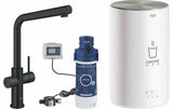 GROHE Küchenarmatur Red Duo L-Auslauf Grösse M Samt Schwarz