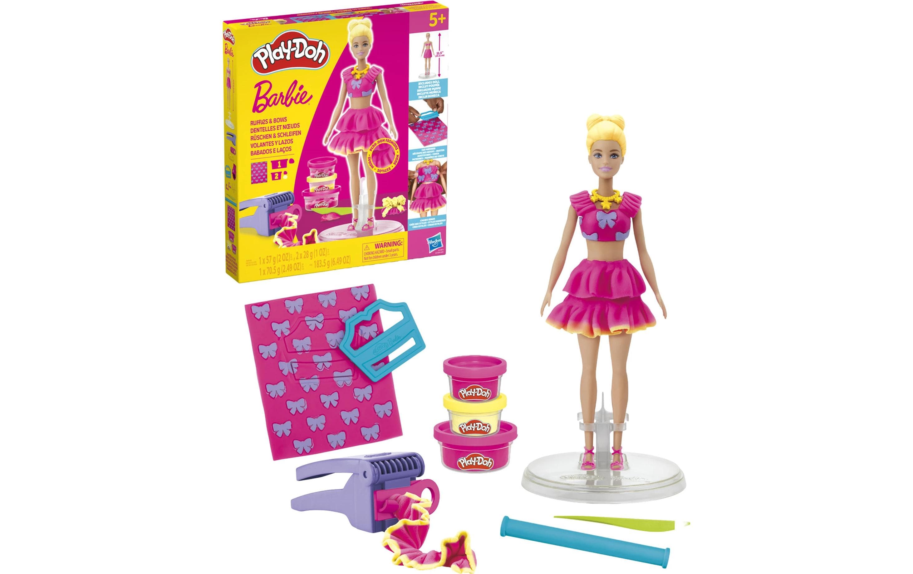 Play-Doh Knetspielzeug Barbie Rüschen und Schleifen Puppe