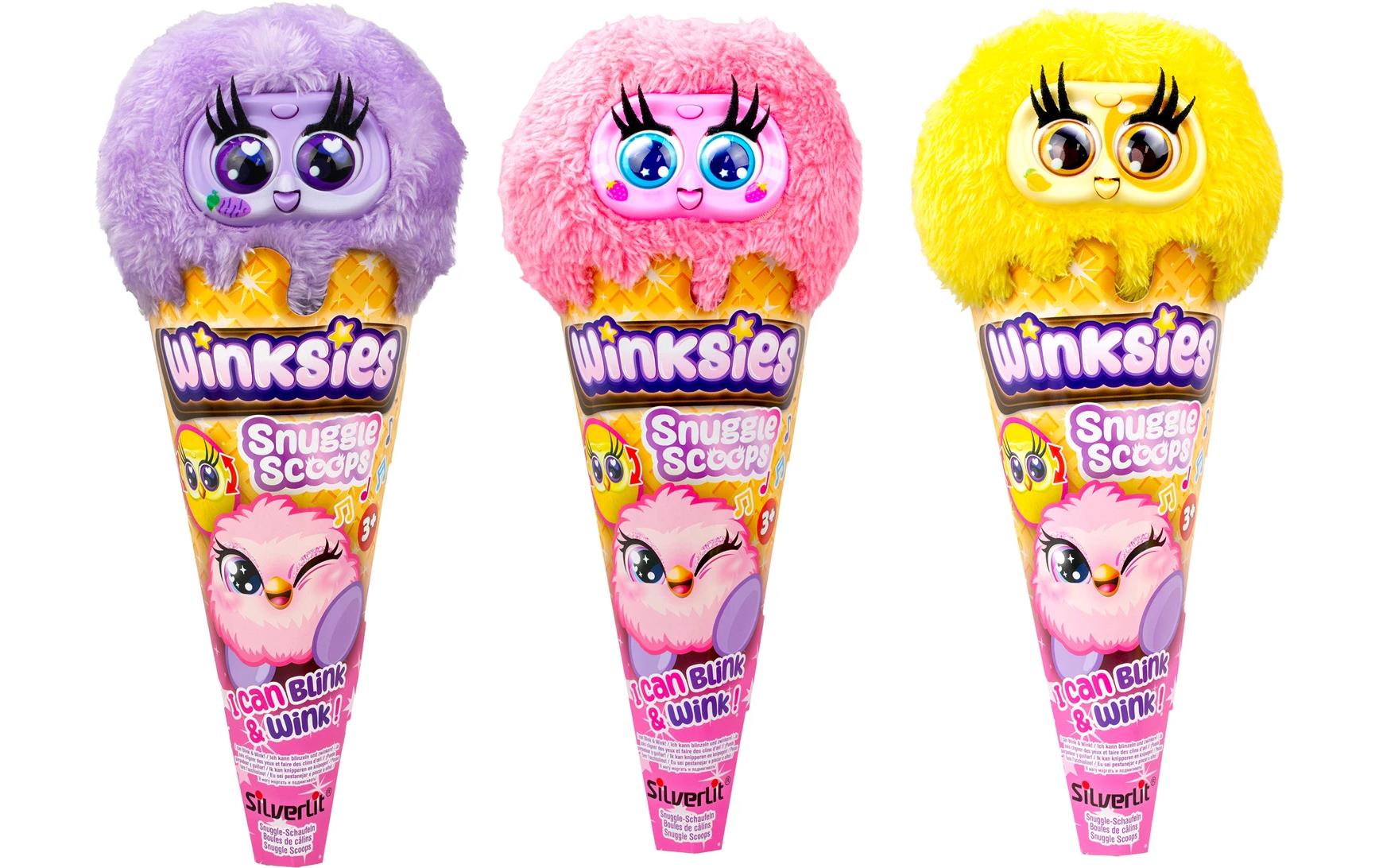 Silverlit Plüschfigur Winksies Snuggle Scoop, 9 cm, Assortiert
