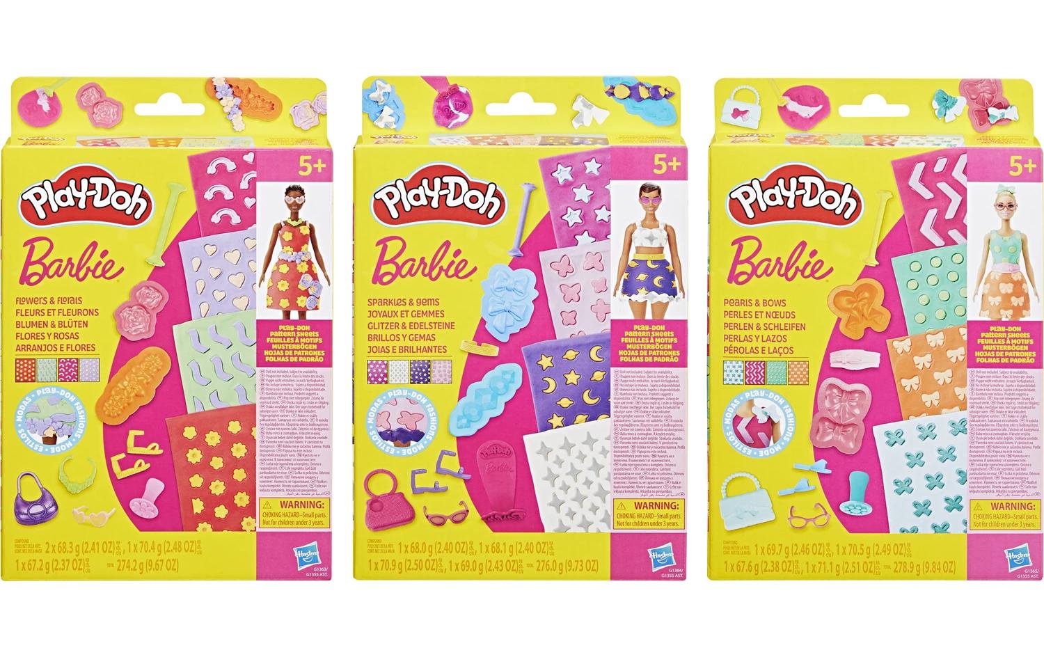 Play-Doh Knetspielzeug Barbie Fashion Packs Assortiert