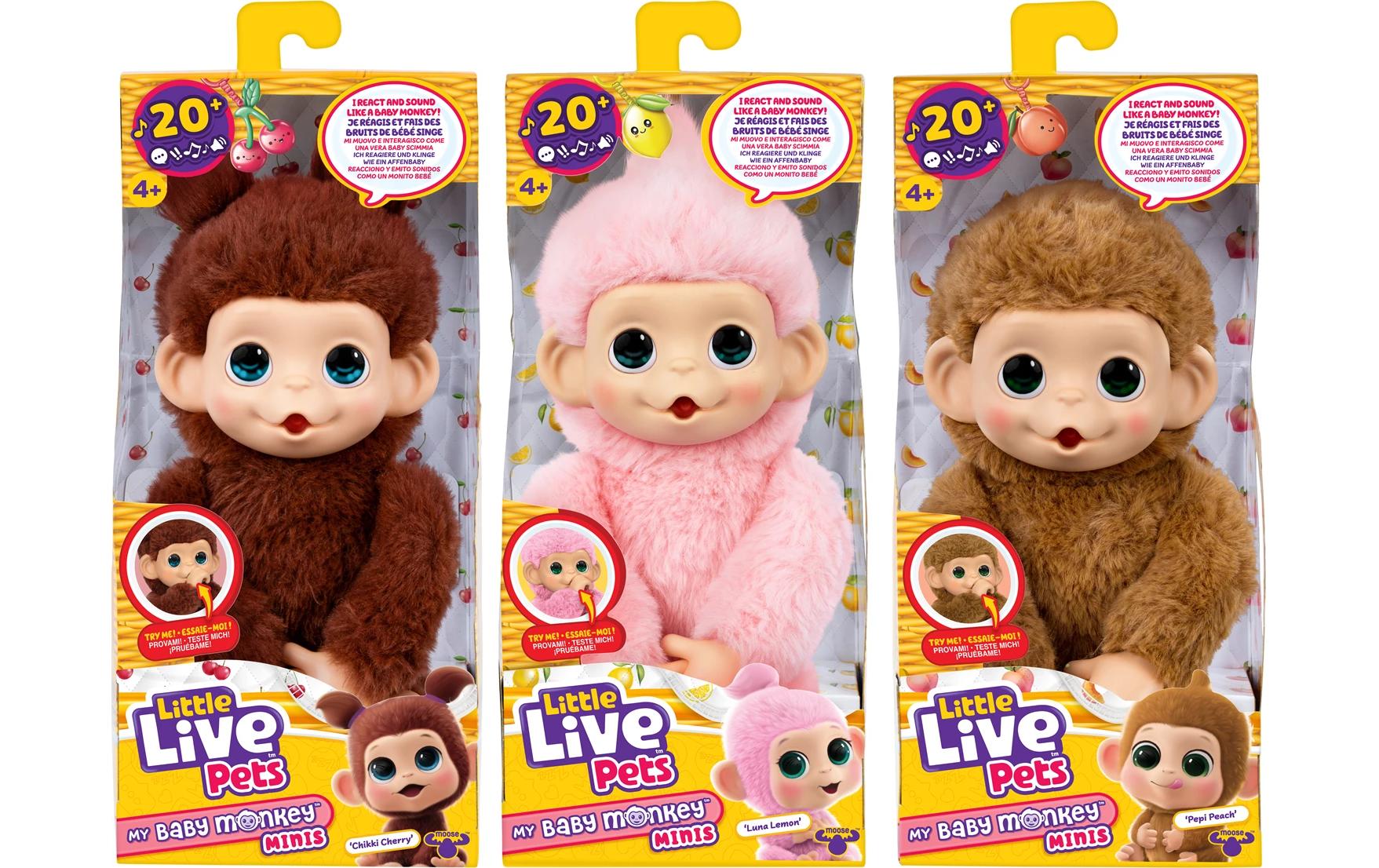 moose My Baby Monkey Minis Assortiert