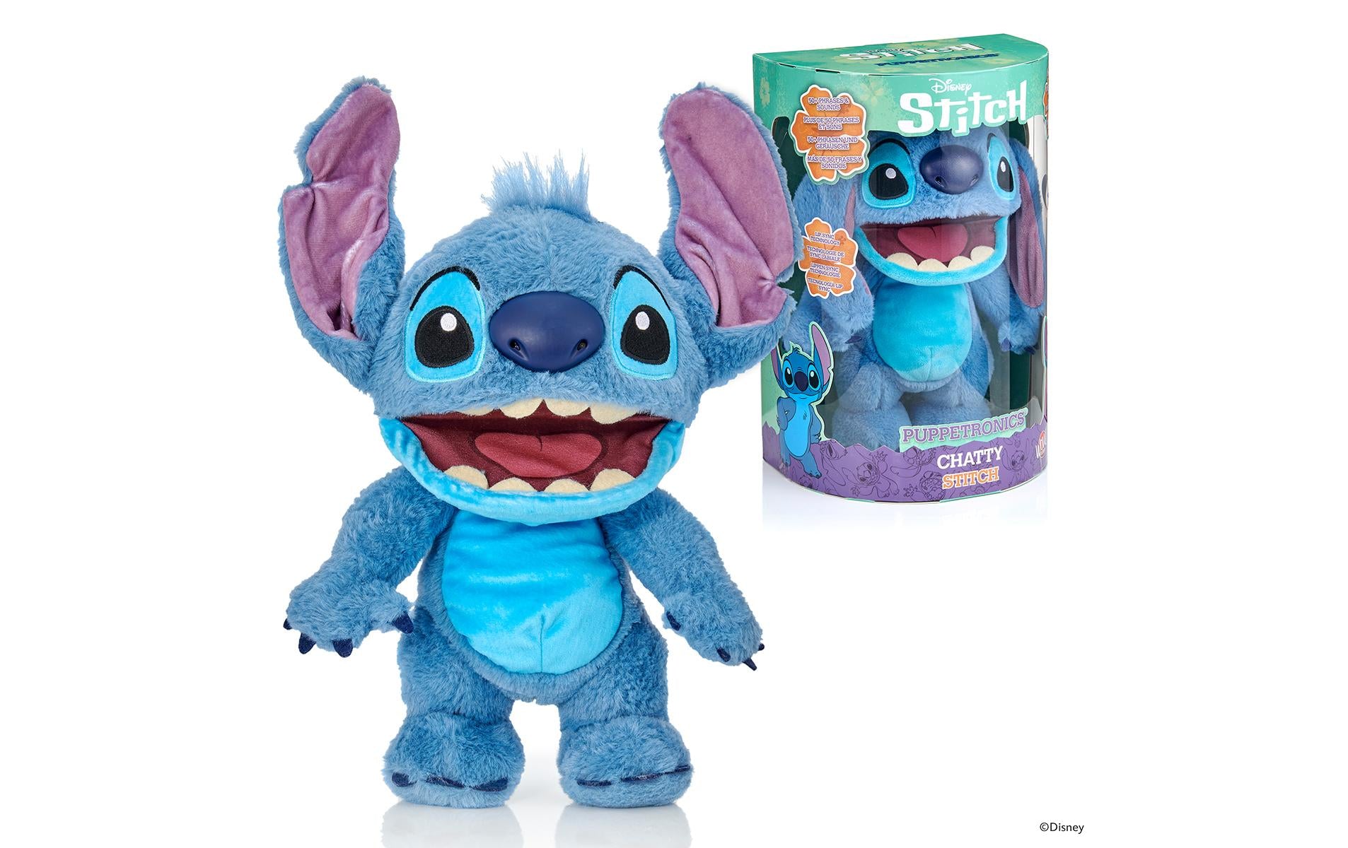 Stitch Funktionsplüsch Chatty Stitch 30 cm, Assortiert