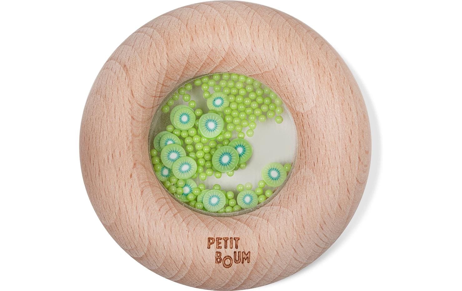 Sombo Rassel Sensorikdonut Kiwis 7 cm