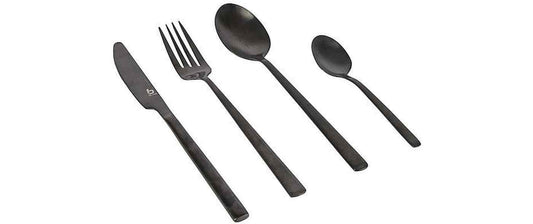 Bo-Camp Outdoor-Besteck-Set Fairbanks 16-tlg Schwarz