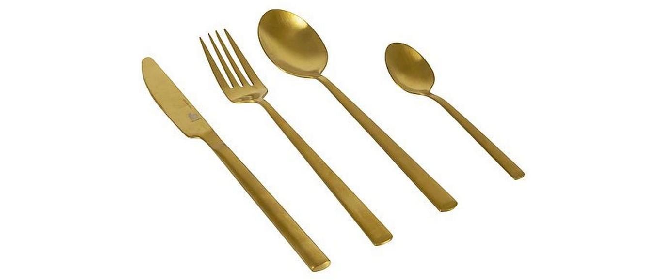 Bo-Camp Outdoor-Besteck-Set Fairbanks 16-tlg. Gold