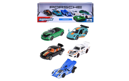 Majorette Auto Porsche 5 Stück, 1:64