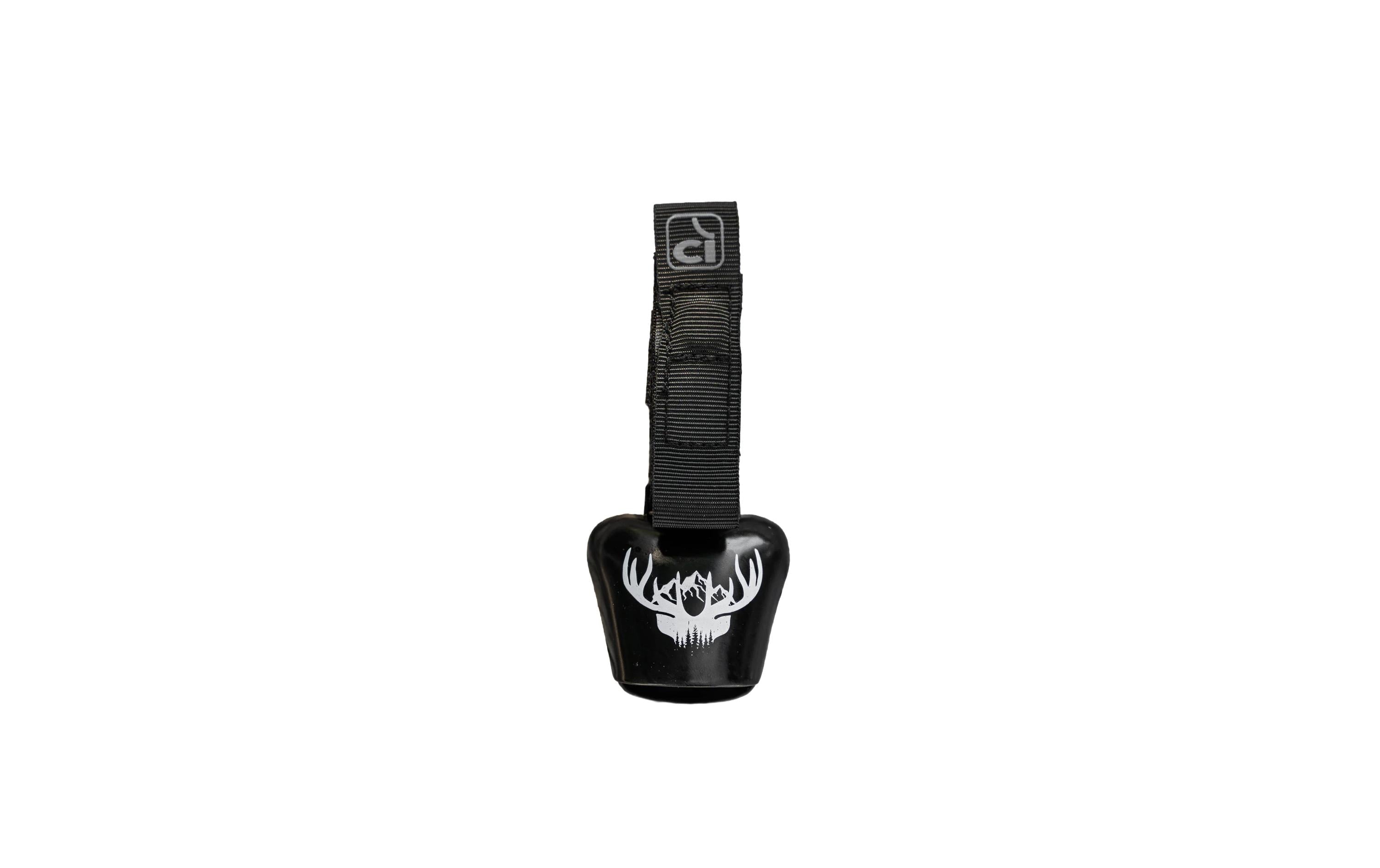 Incirca Fahrradglocke Cowbell Stahl, Schwarz