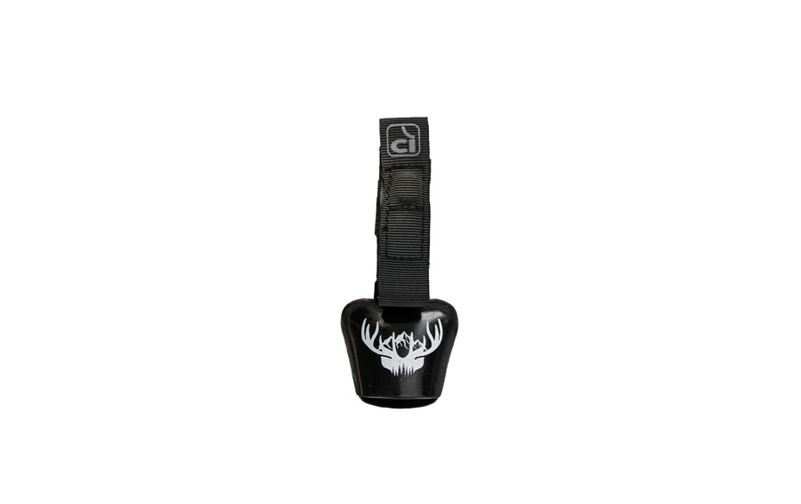 Incirca Fahrradglocke Cowbell Stahl, Schwarz