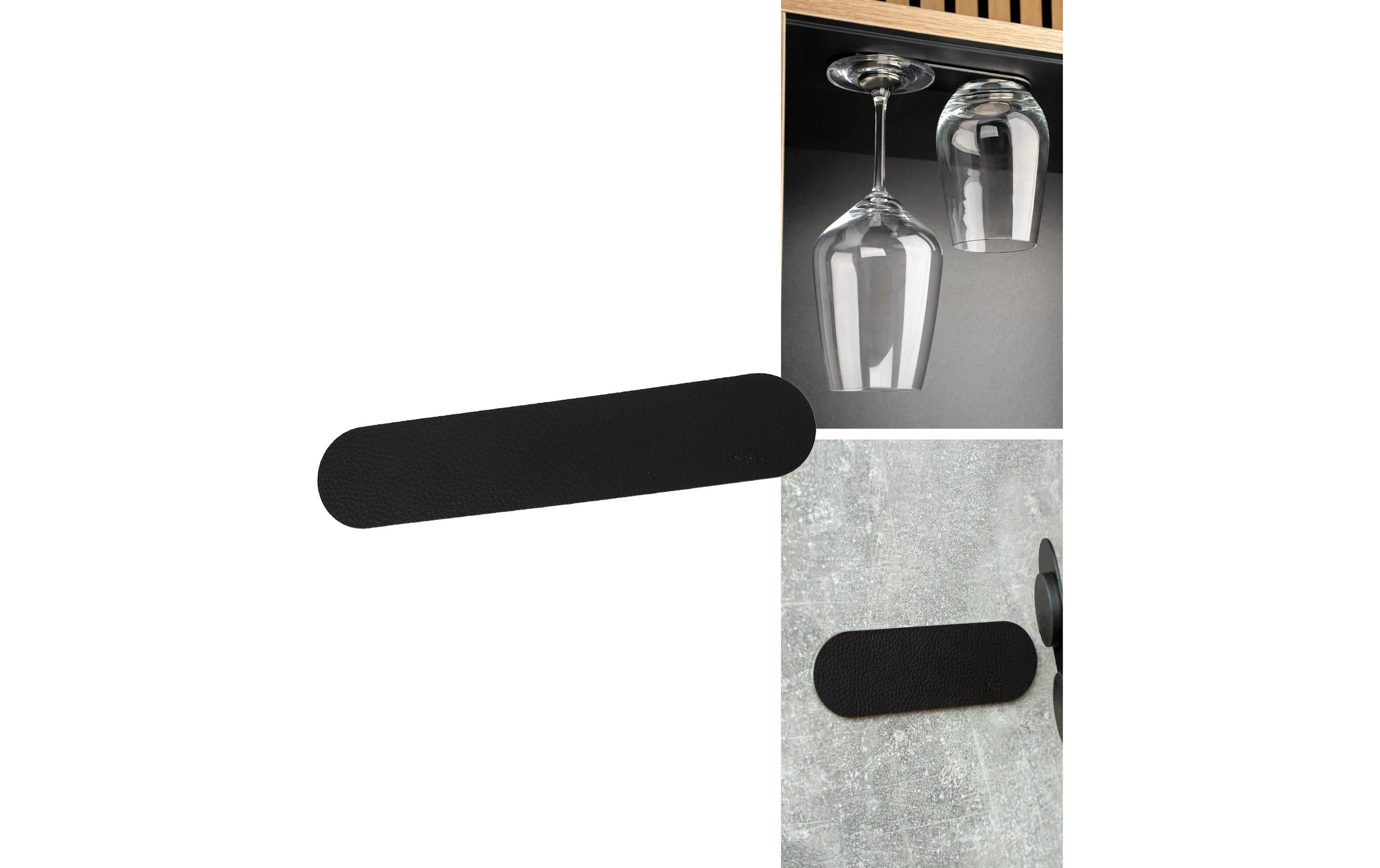 Silwy Metall-Leiste 16 cm Schwarz