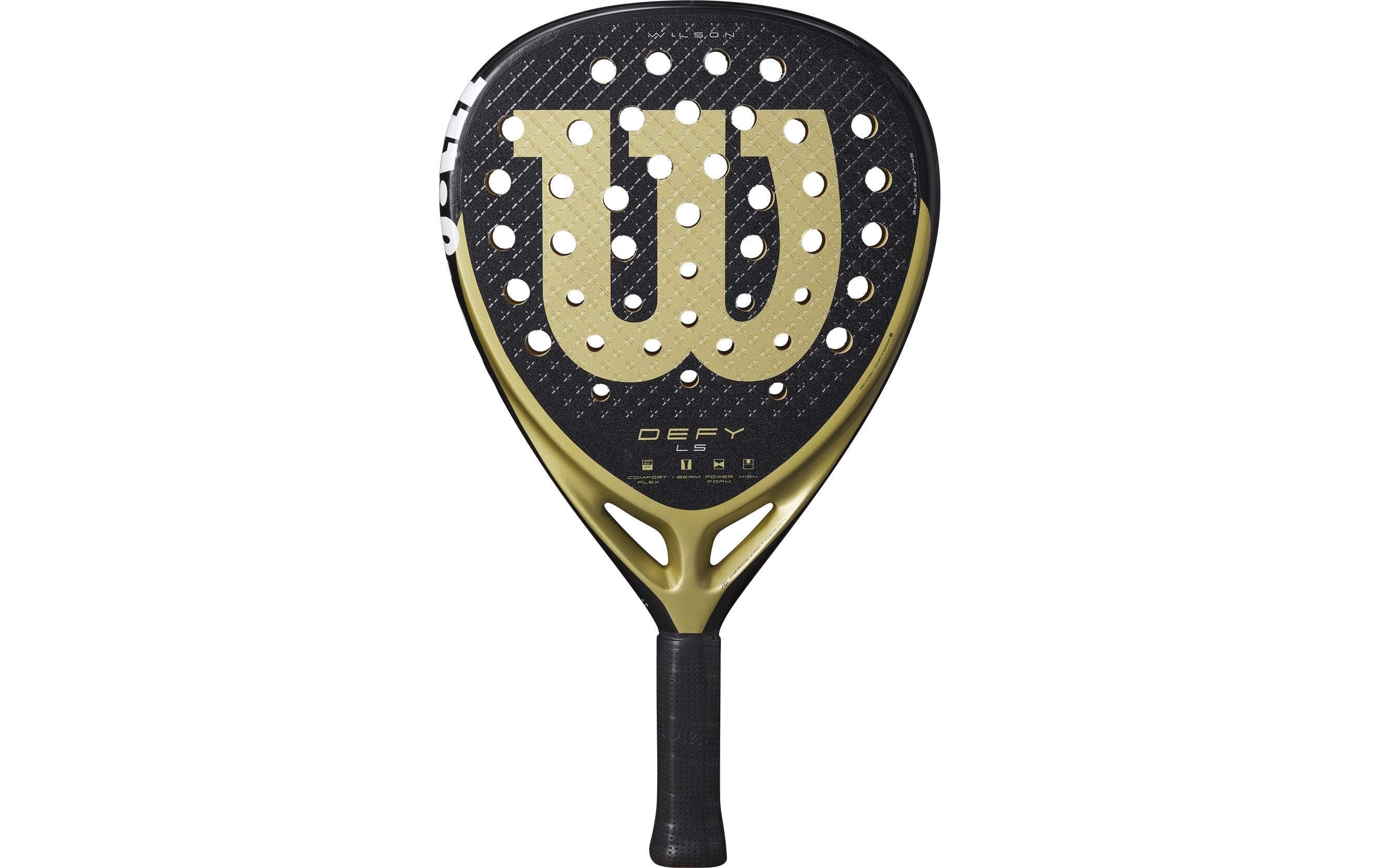 Wilson Padelschläger Defy LS V1 Schwarz/Gold