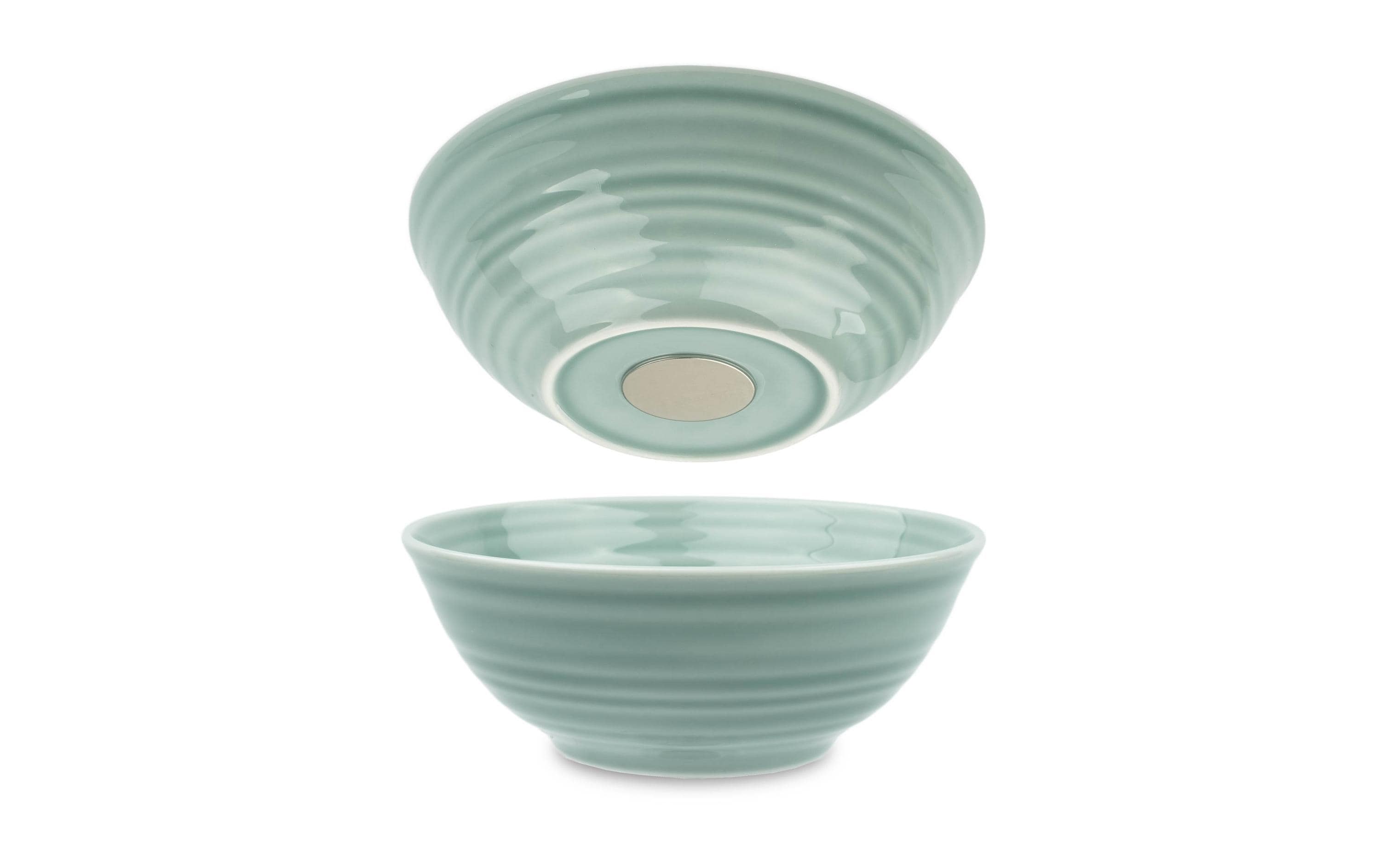 Silwy Magnet-Porzellanbowls 16 cm CYAN // 2er-Set