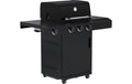 GRILLSTATION HEAT Gasgrill 3 Brenner Schwarz 133 cm Grills & Feuerstellen Outdoorchef