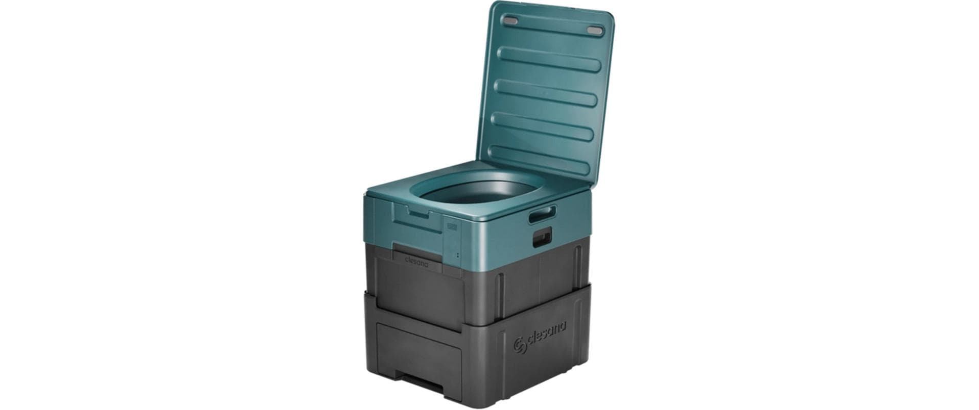 Clesana Verschweiss-Toilette X1 ProCharge Schwarz/Grün