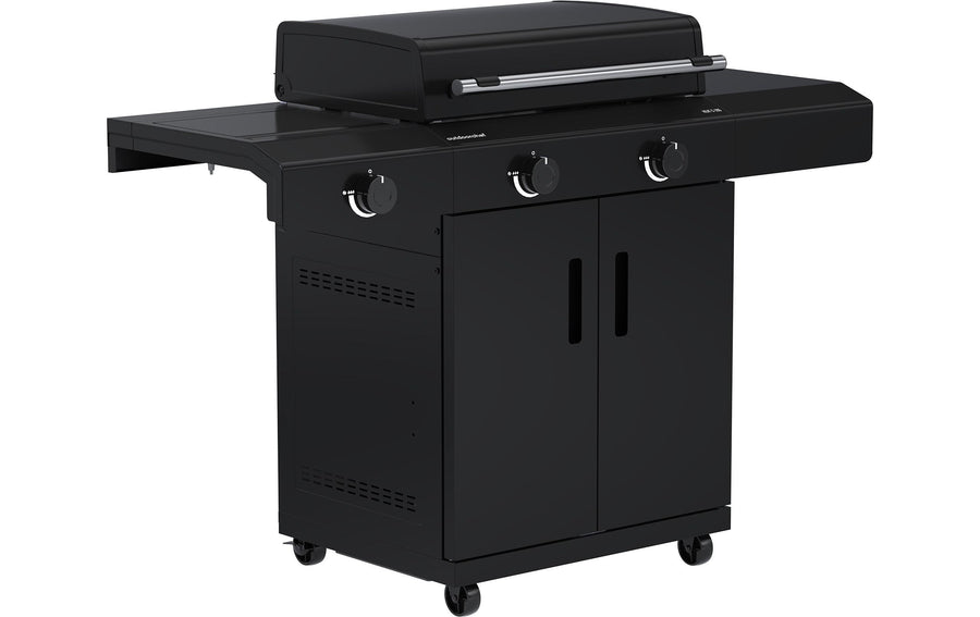 Heat Gasgrill Grillstation 2-Brenner Schwarz Metall 145 cm Grills & Feuerstellen Outdoorchef