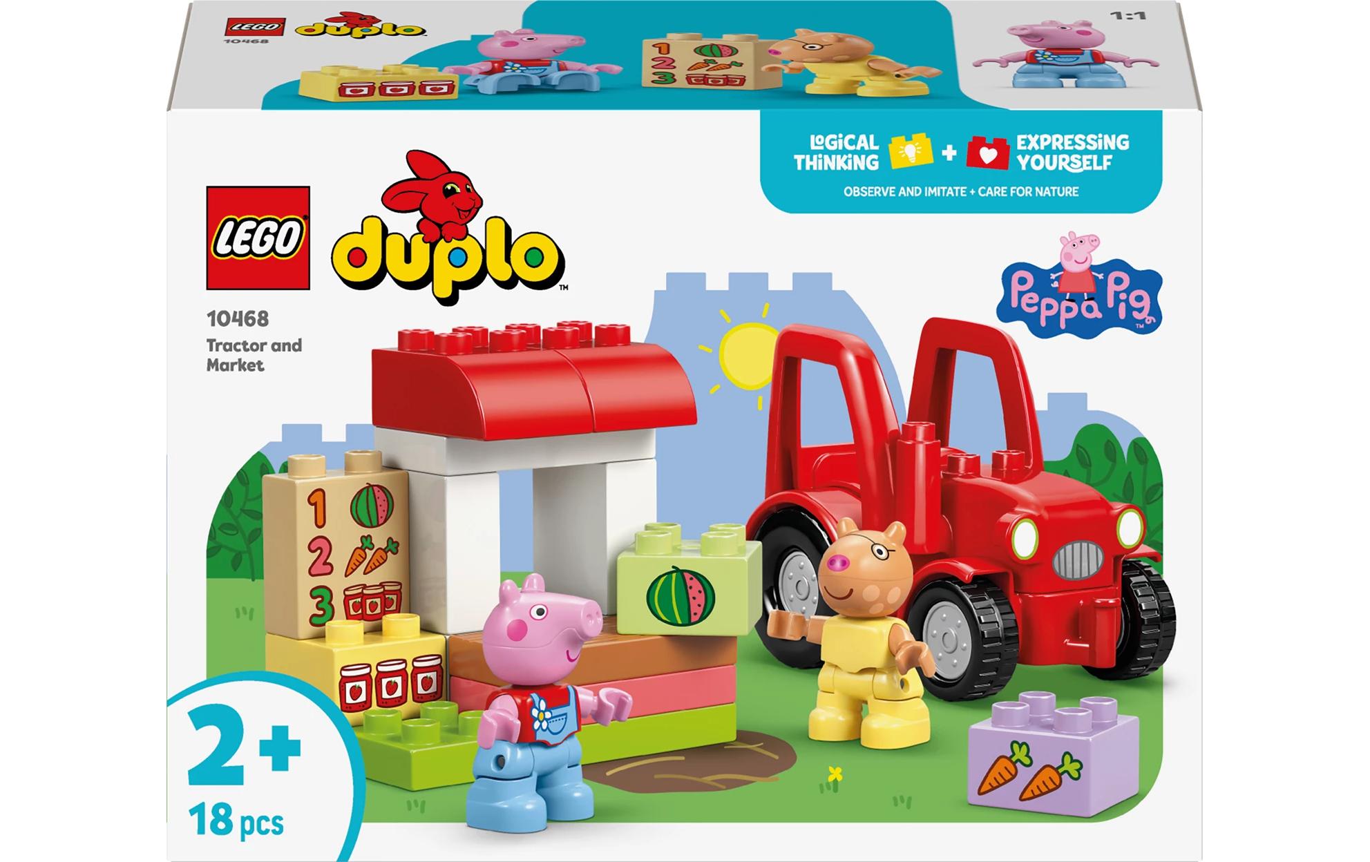 LEGO® DUPLO® Traktor und Marktstand 10468