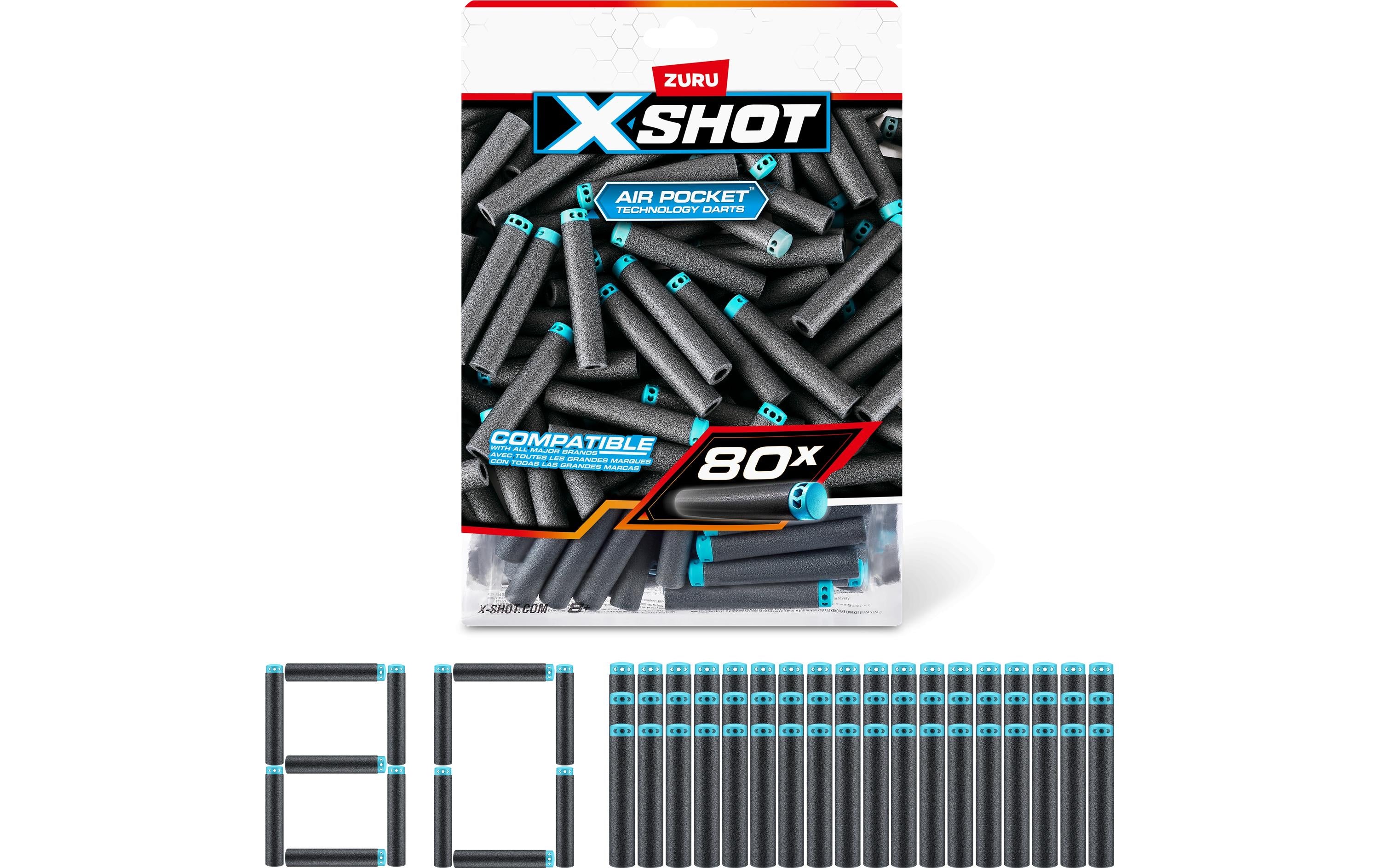 X-Shot Excel Nachfüllpackung 80 Darts Series 1