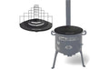 Utschak Grillplatte Stahl rund 45 cm zum Braten Grills & Feuerstellen GRILLPETER