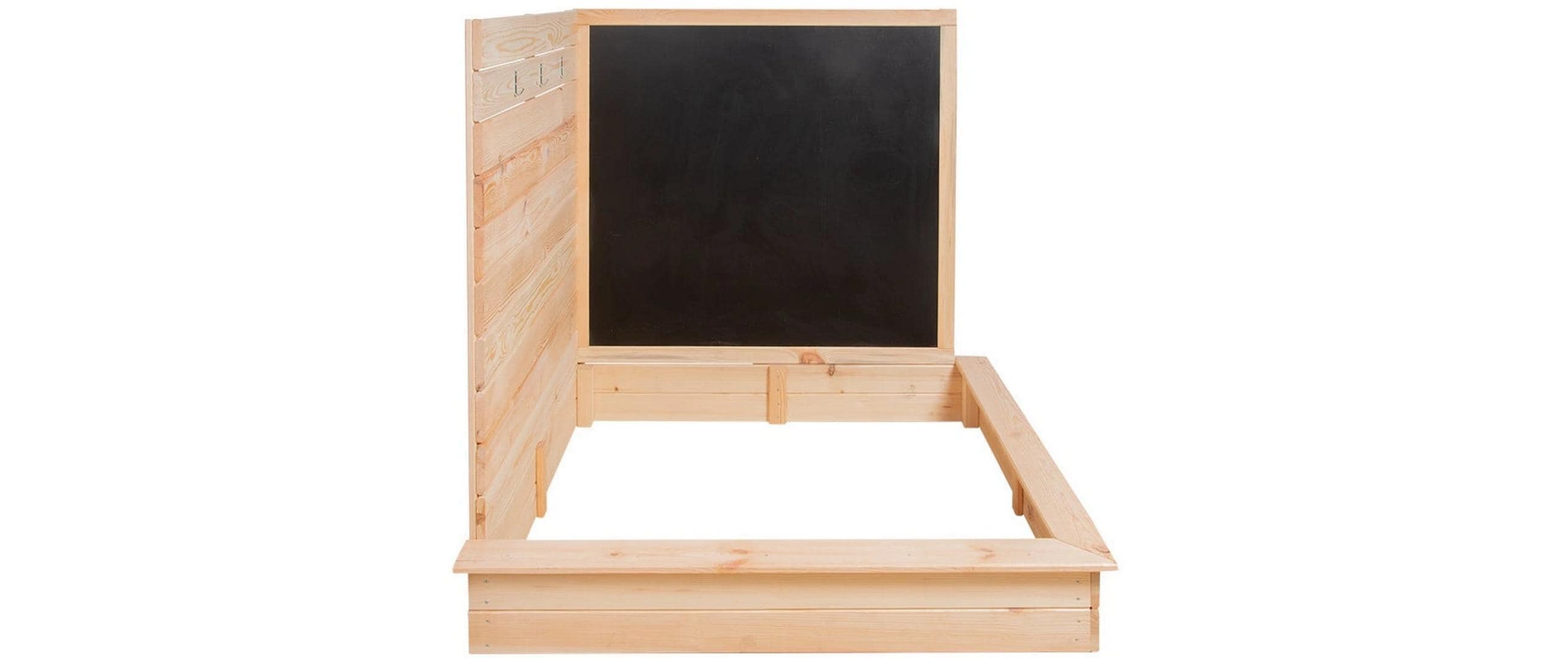 Esschert Design Eck-Sandkasten mit Tafel Holz 115.5 cm