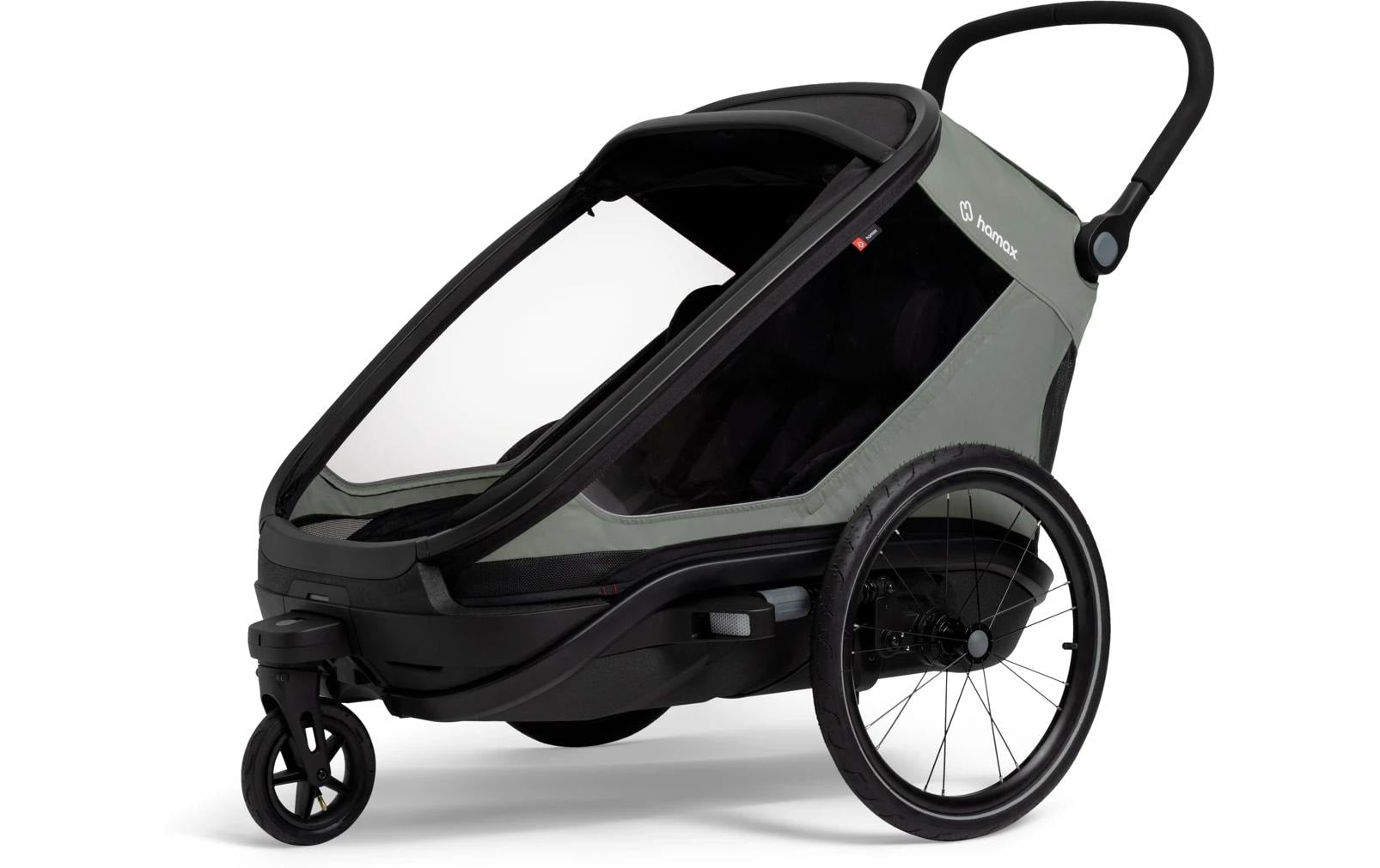 Hamax Veloanhänger Outback Next Grün/Schwarz