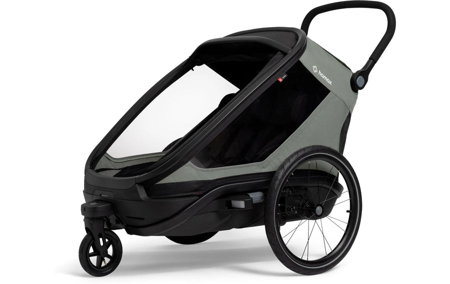 Hamax Veloanhänger Outback Next Grün/Schwarz