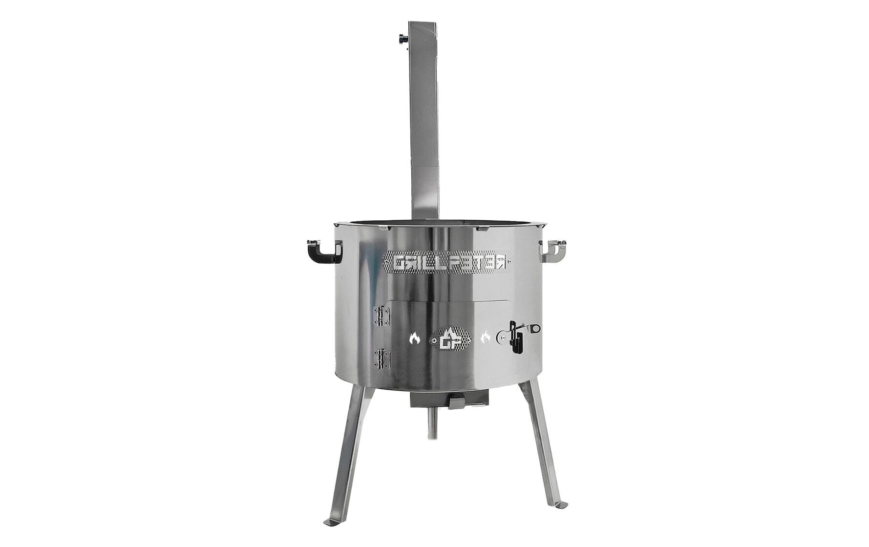 Utschak Edelstahl Holzkohlegrill Feuerofen 45 cm Grills & Feuerstellen GRILLPETER