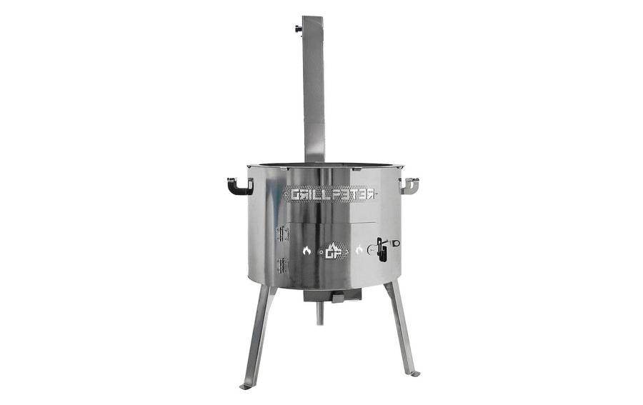 Utschak Edelstahl Holzkohlegrill Feuerofen 45 cm Grills & Feuerstellen GRILLPETER