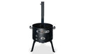 GRILLPETER Holzkohlegrill Feuerkorb Stahl Schwarz Ø50 cm Grills & Feuerstellen GRILLPETER