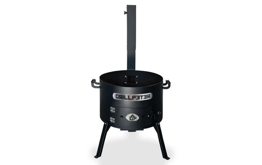 GRILLPETER Holzkohlegrill Feuerkorb Stahl Schwarz Ø50 cm Grills & Feuerstellen GRILLPETER