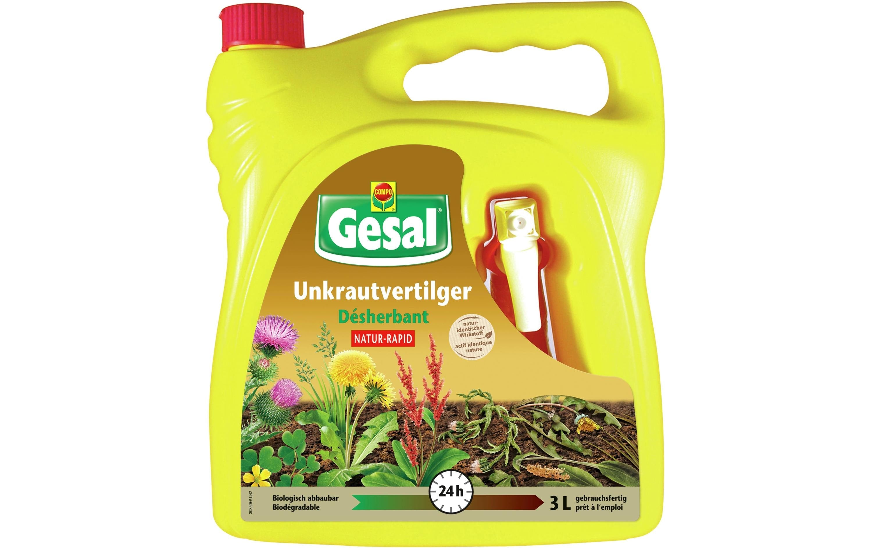 Unkrautvertilger NATUR-RAPID 3 L Herbizid