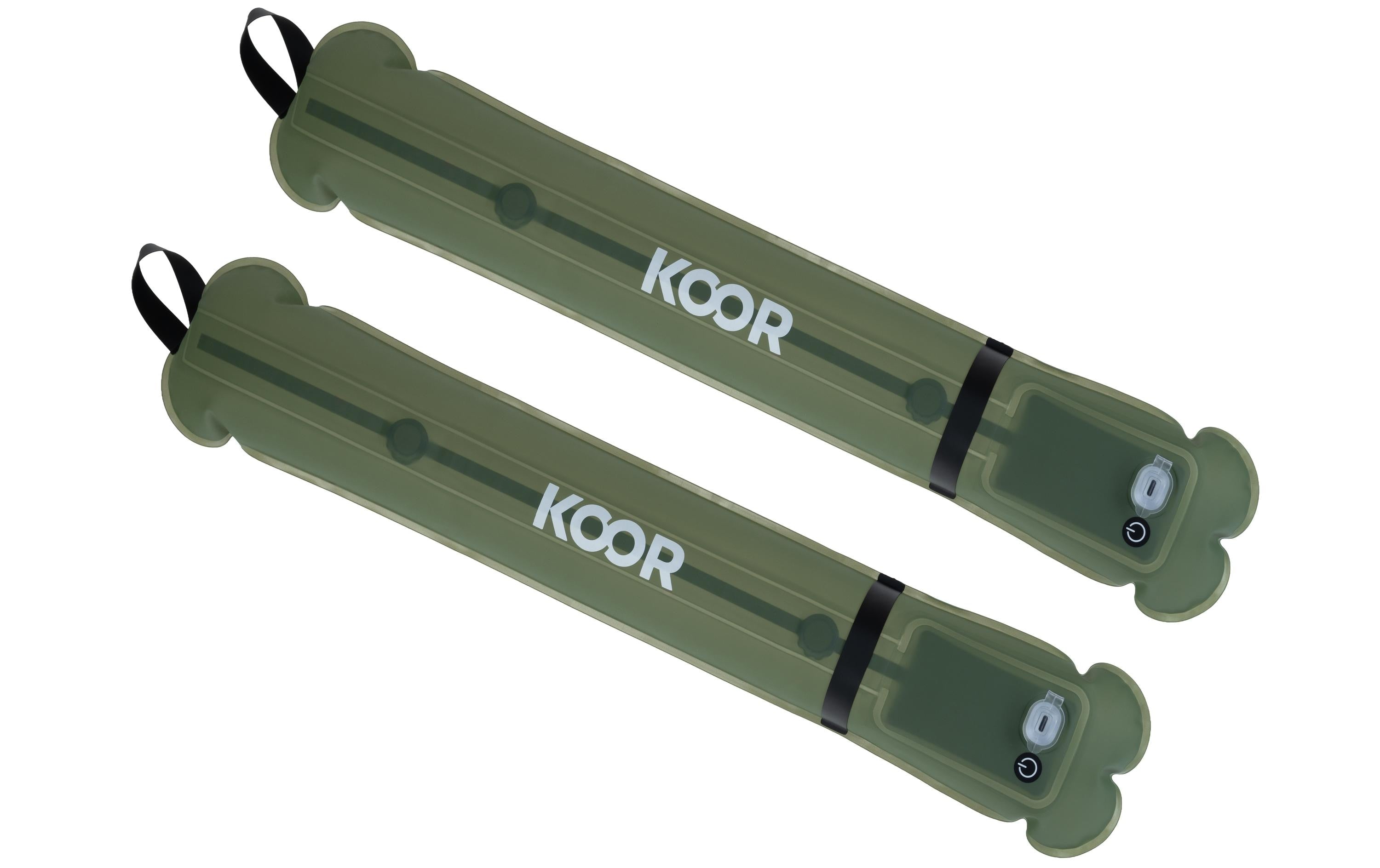 KOOR aufblasbare Campinglampe Tube 2Stk 2Stk, USB-C, 60x12cm, IP66