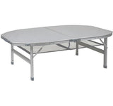 Bo-Camp Campingtisch Premium Oval 120 x 80 cm