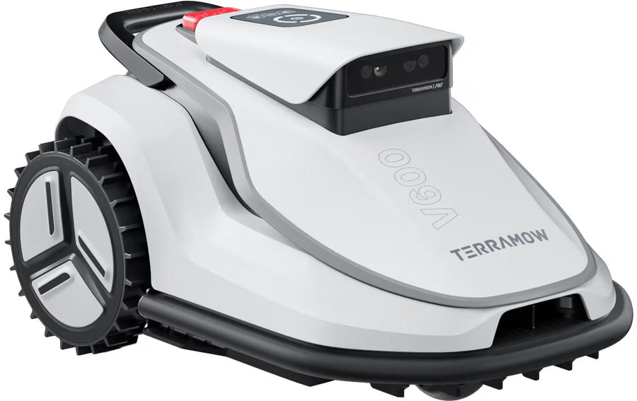 Terramow Mähroboter kabelloser Rasenmäher 600 m² mit 3 Messern Mähroboter Terramow