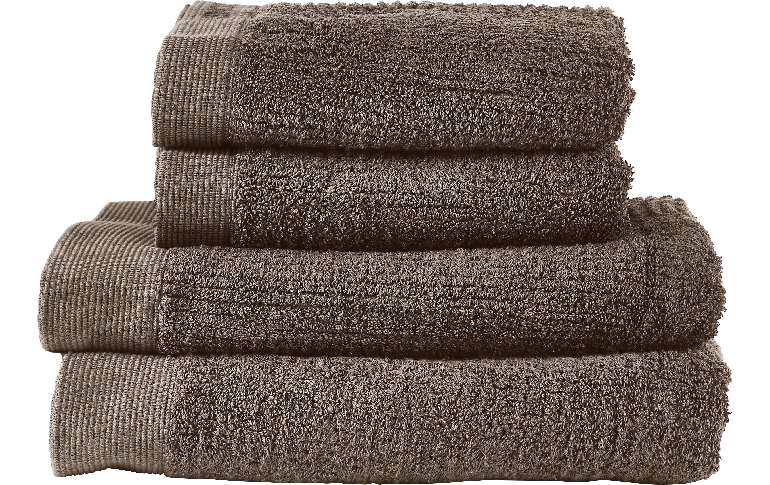 Zone Frottierwäscheset Classic, Taupe 100% Baumwolle 600g, 2xje: 50x100, 140x70