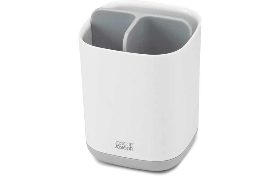Joseph Joseph Zahnputzbecher EasyStore, 8.4 x 8.4 x 12.7 cm, Weiss / Grau