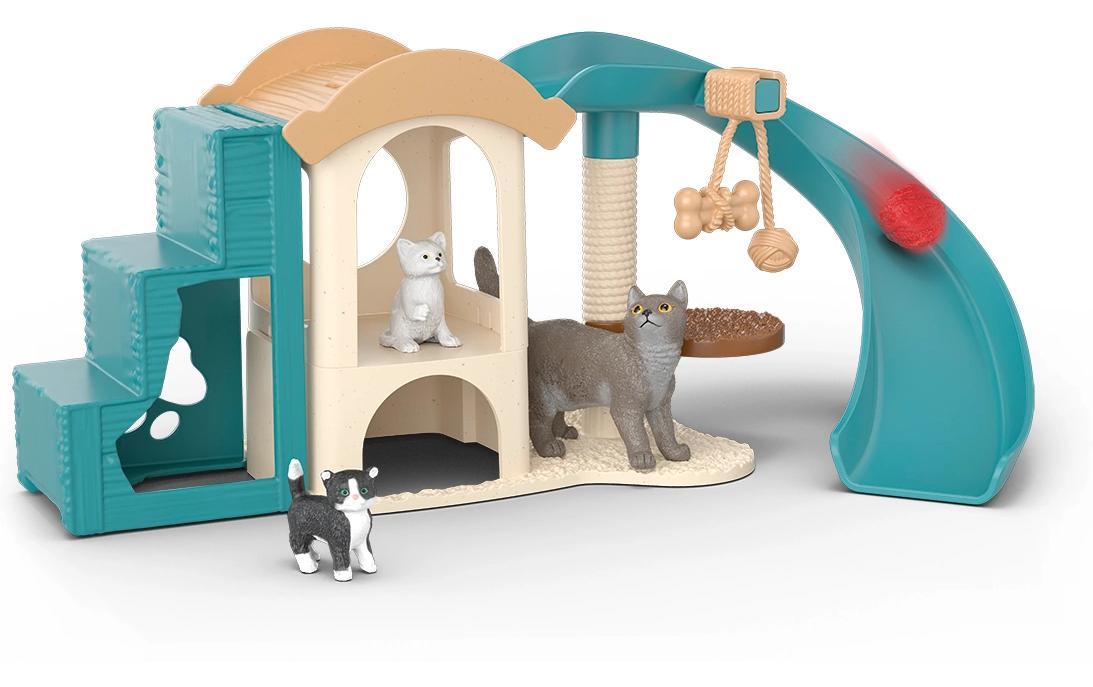 Schleich Spielfigurenset Spielspass für Katzen