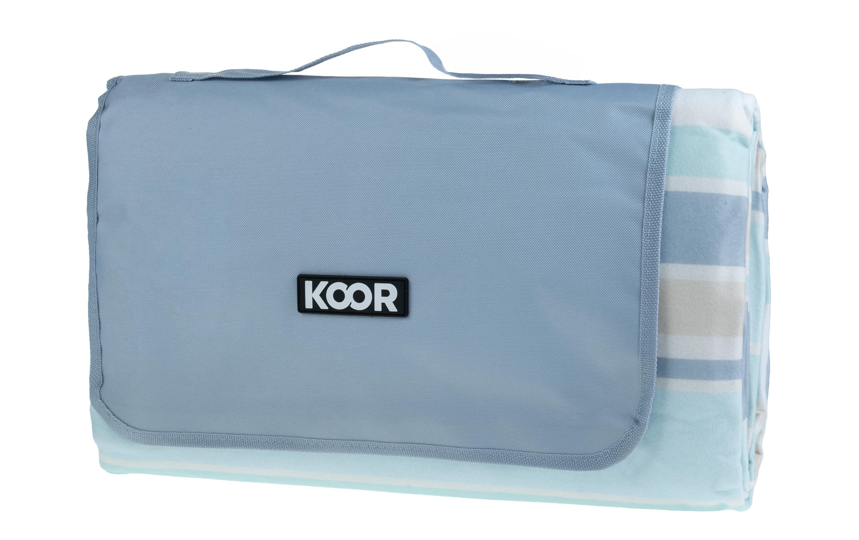 KOOR Picknickdecke Skyline, Blau 150 x 200 cm